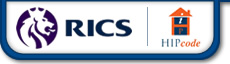 RICS logo and HIPcode logo